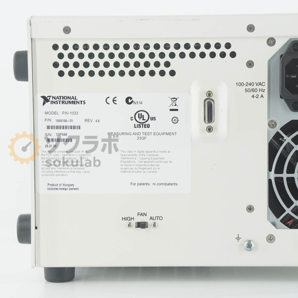 NATIONAL INSTRUMENTS NI PXI-1033 PXI System with PXI-7833R PXI-6251 [1244843209]