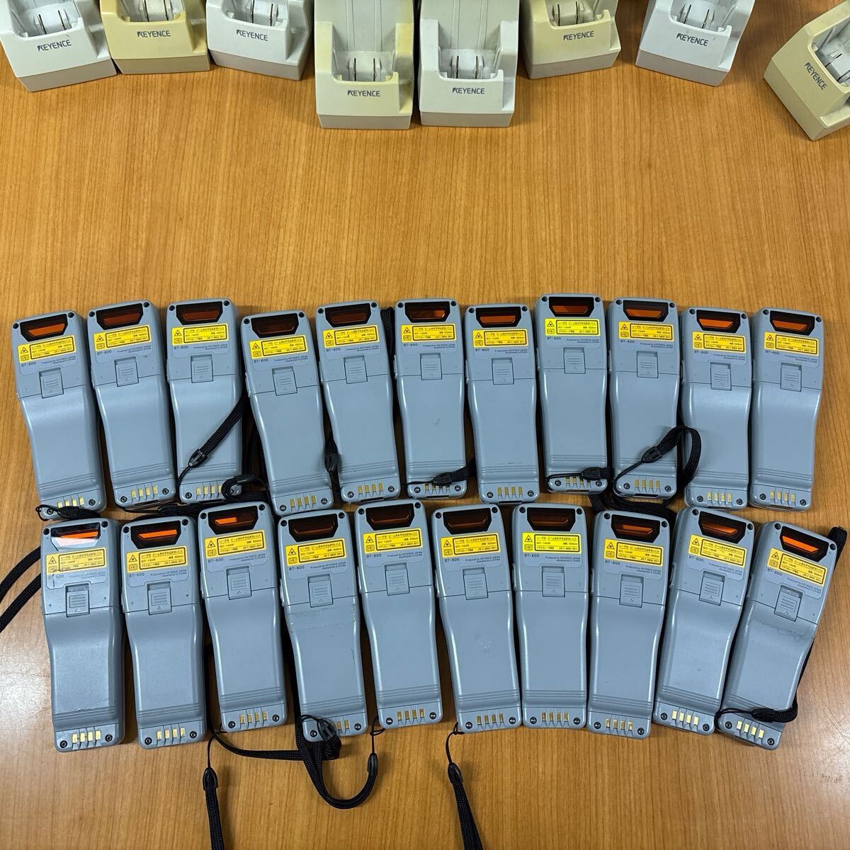 Keyence BT-600 Handheld Terminal 21 Units with 8 Chargers and 7 Adapters [g1244883445]