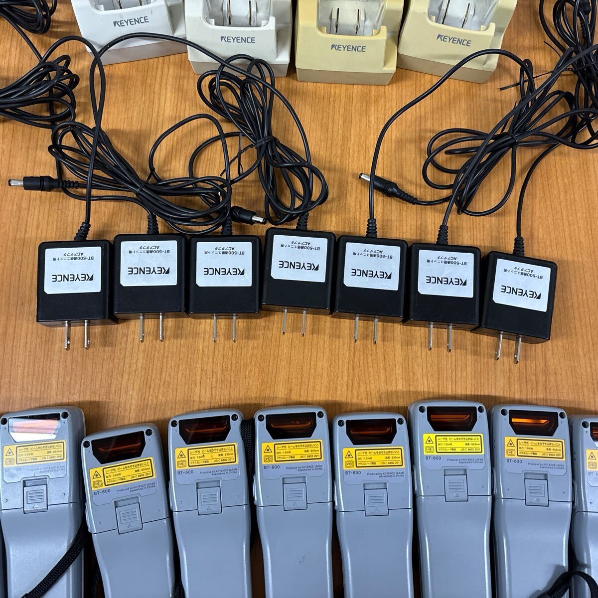 Keyence BT-600 Handheld Terminal 21 Units with 8 Chargers and 7 Adapters [g1244883445]