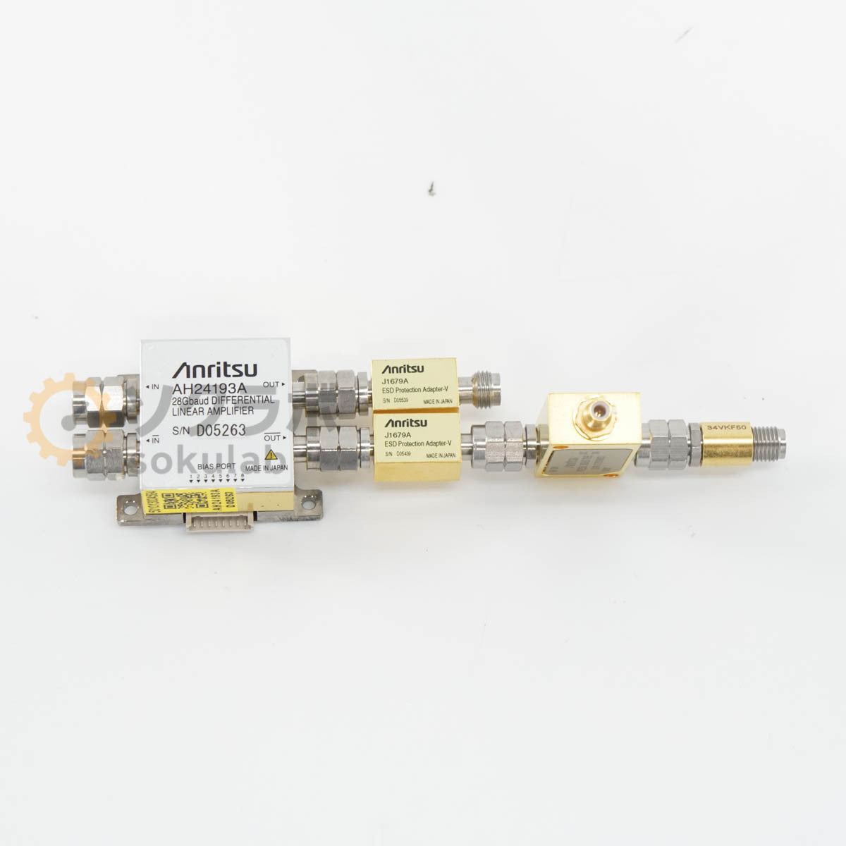 Anritsu AH24193A 28Gbaud Differential Linear Amplifier Adapter-V BIAS TEE 2 Units [r1244977197]