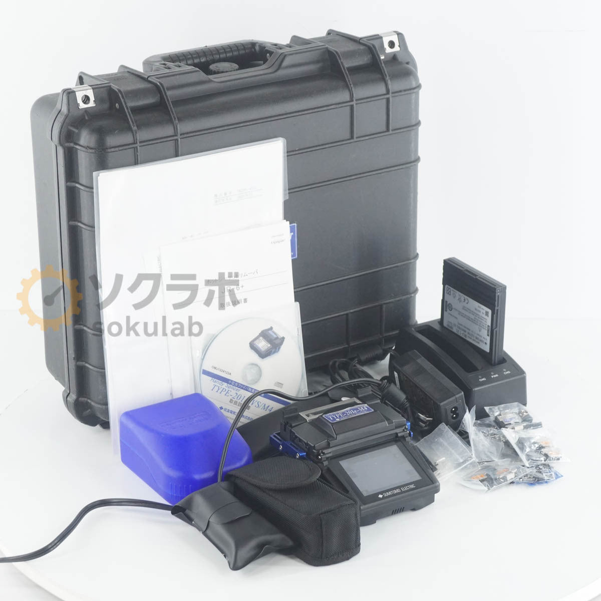 SUMITOMO TYPE-201e-M4 Fiber Fusion Splicer with JR-6+ JR-25 JR-26-D FC-8R-MC [m1244976985]