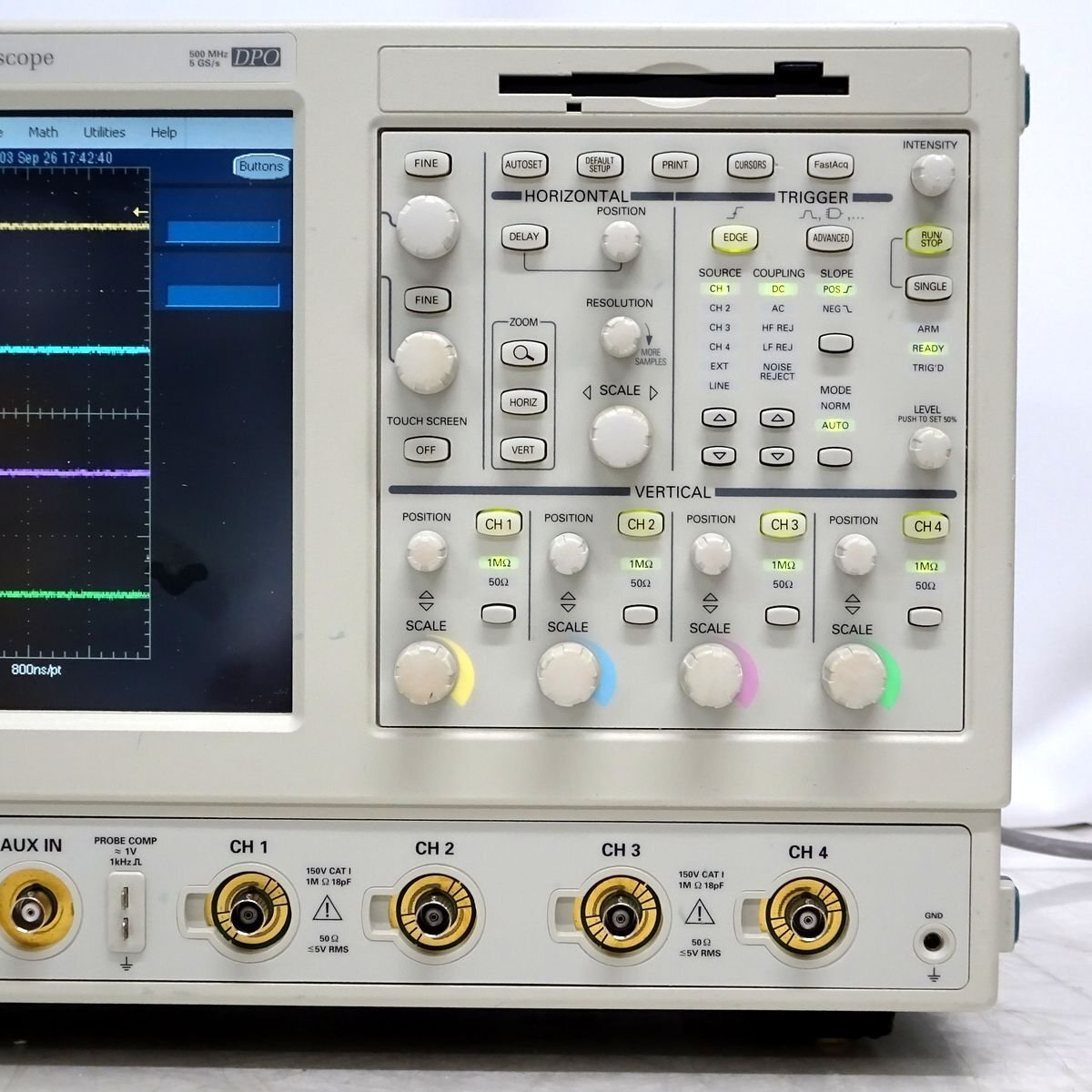 Tektronix TDS5054 Digital Oscilloscope 500MHz 4ch (as-is) [d1245100771]