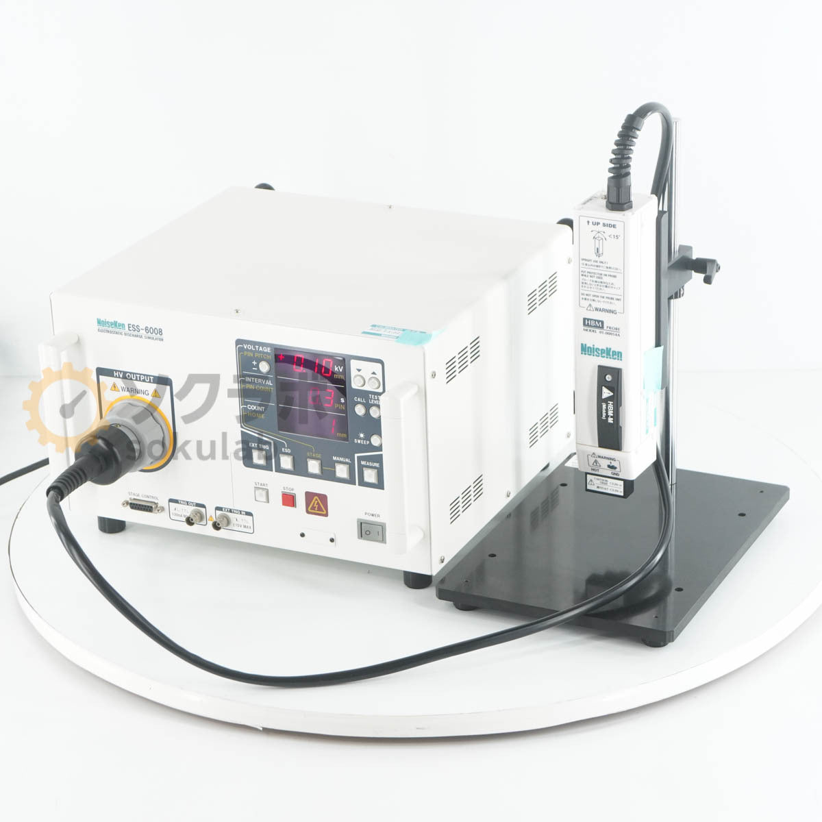 NoiseKen ESS-6008 Electrostatic Discharge Simulator HBM-M 01-00054A MM-MF 01-00055A Probe [l1245218842]