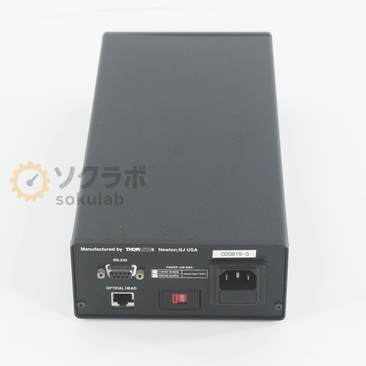 THORLABS WM100 OMEGA METER OPTICAL HEAD [t1245204533]