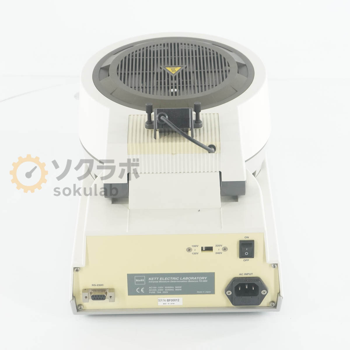 Kett FD-800 Infrared Moisture Determination Balance with VZ-330 [g1245200244]