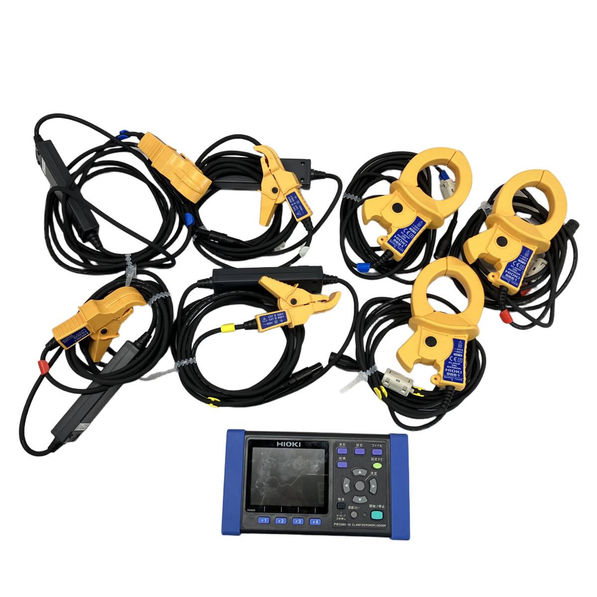 Hioki PW3365-10 Clamp-On Power Logger 9961 x 3 pcs 9020 x 4 pcs Set with Carrying Case [c1245306357]