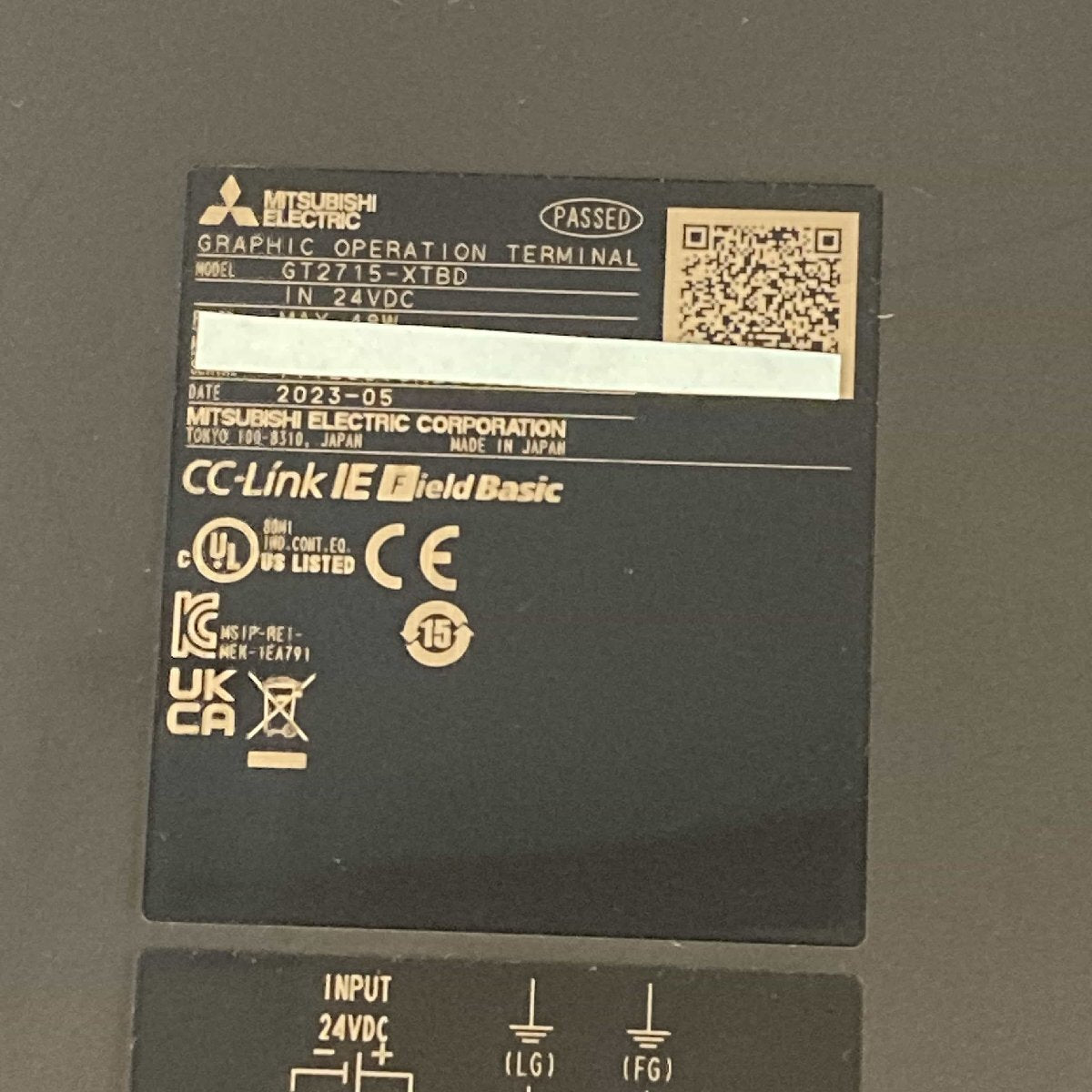 Mitsubishi Electric GT2715-XTBD Touch Panel Display [e1245735628]