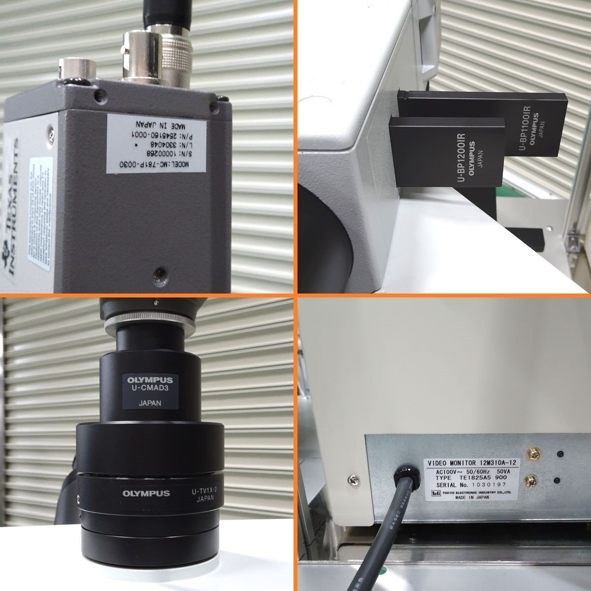 Olympus BX51TRF Microscope with 5 Objective Lenses and CCD Camera (as-is) [w1246247322]