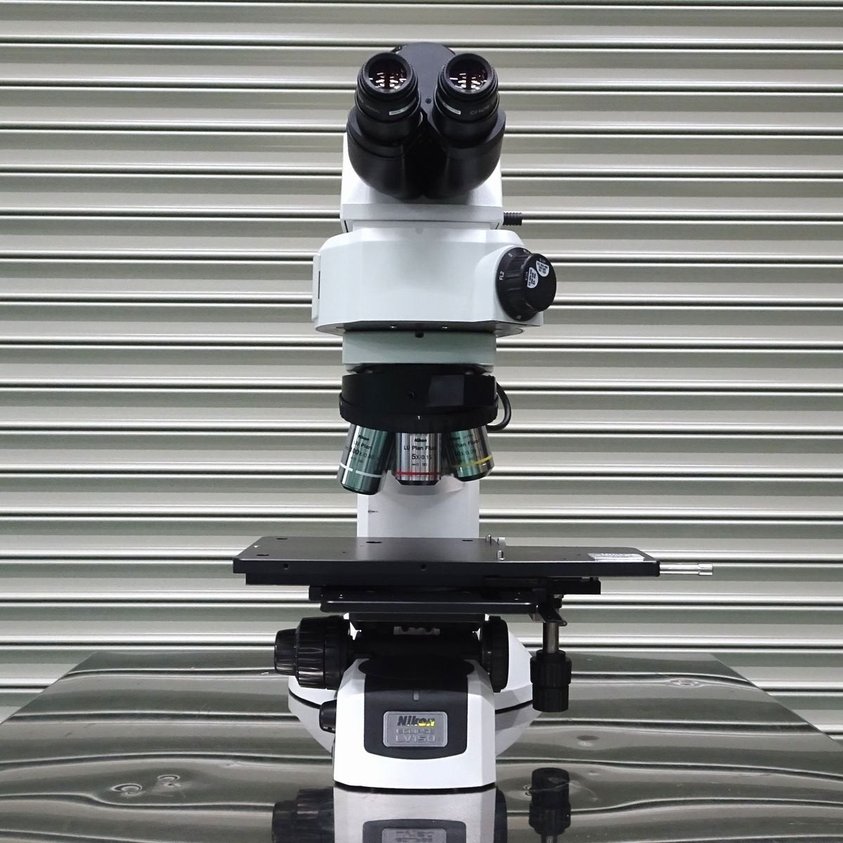 Nikon ECLIPSE LV150A Industrial Microscope with 5 Objective Lenses (for parts or not working) [t1246244437]