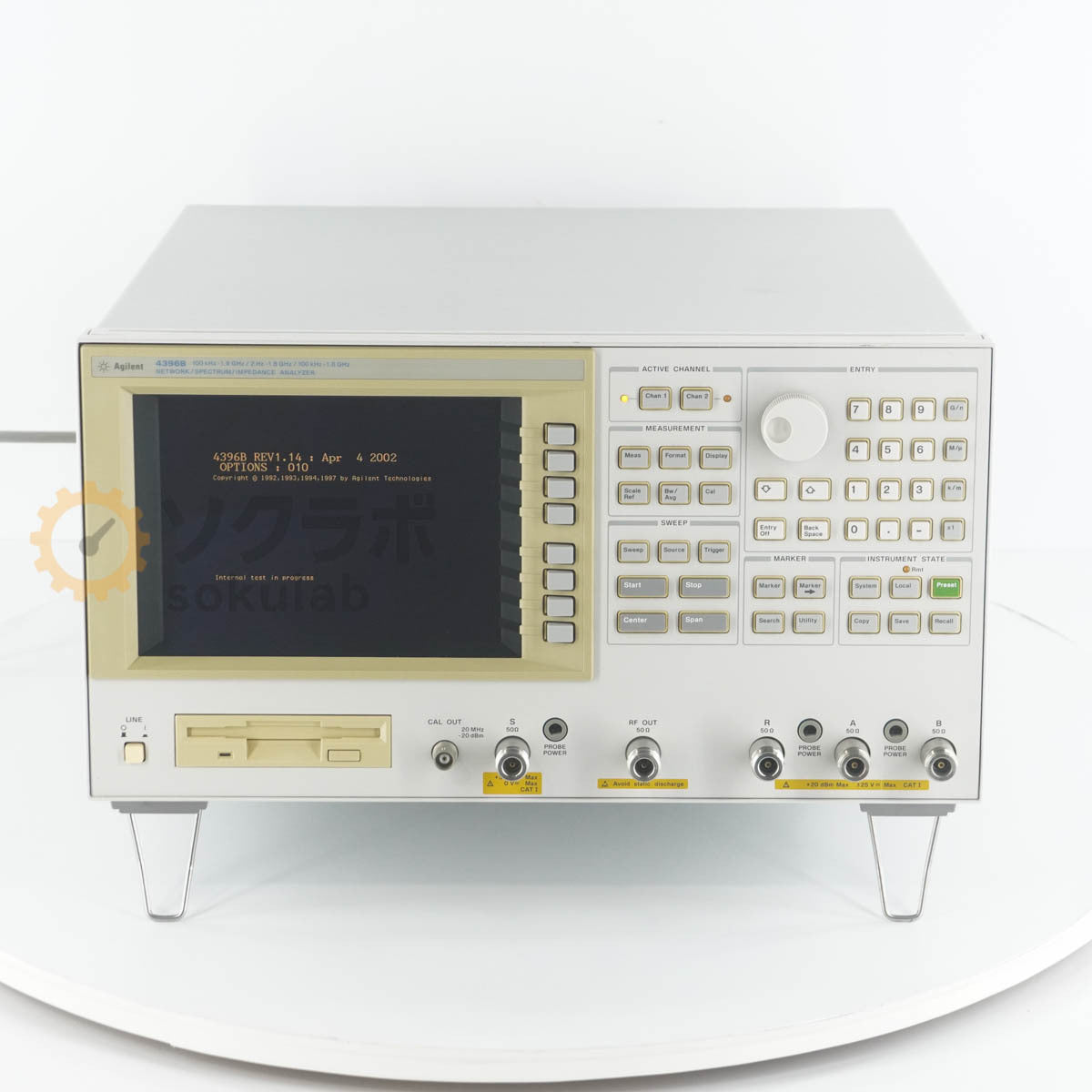 Agilent 4396B Network Spectrum Impedance Analyzer 100kHz-1.8GHz ATO-20013 [b1246265824]