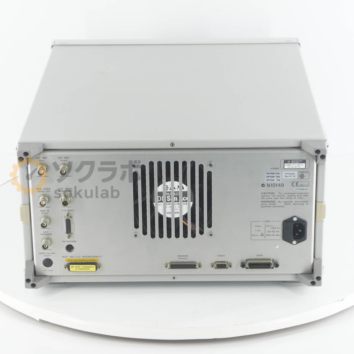 Agilent 4396B Network Spectrum Impedance Analyzer 100kHz-1.8GHz ATO-20013 [b1246265824]