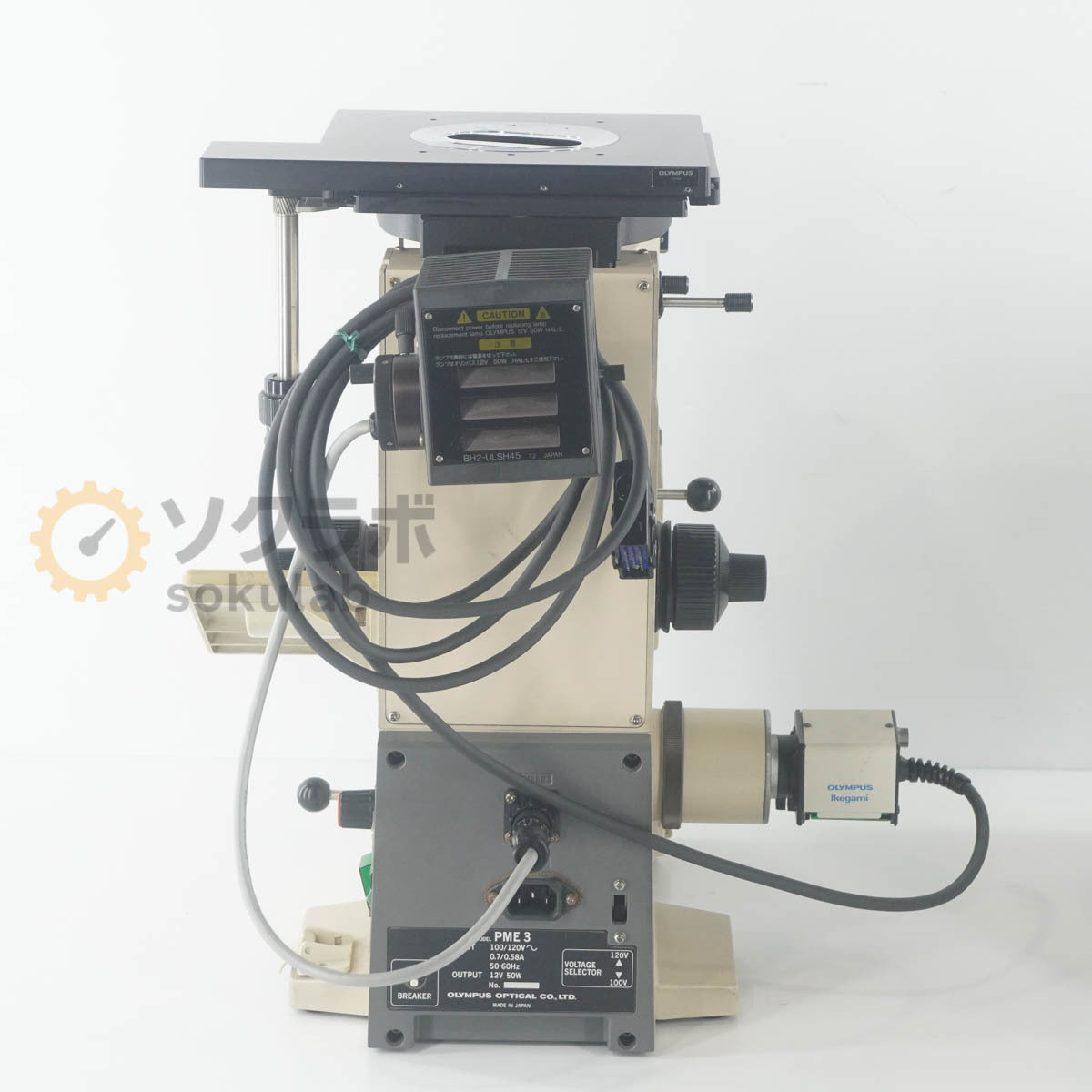 OLYMPUS PME 3 Microscope with WHK10×20L NeoDPlan 5 10 20 40 VM-50 ICD-740 PM-CBK-3 TM1550A [b1246406908]