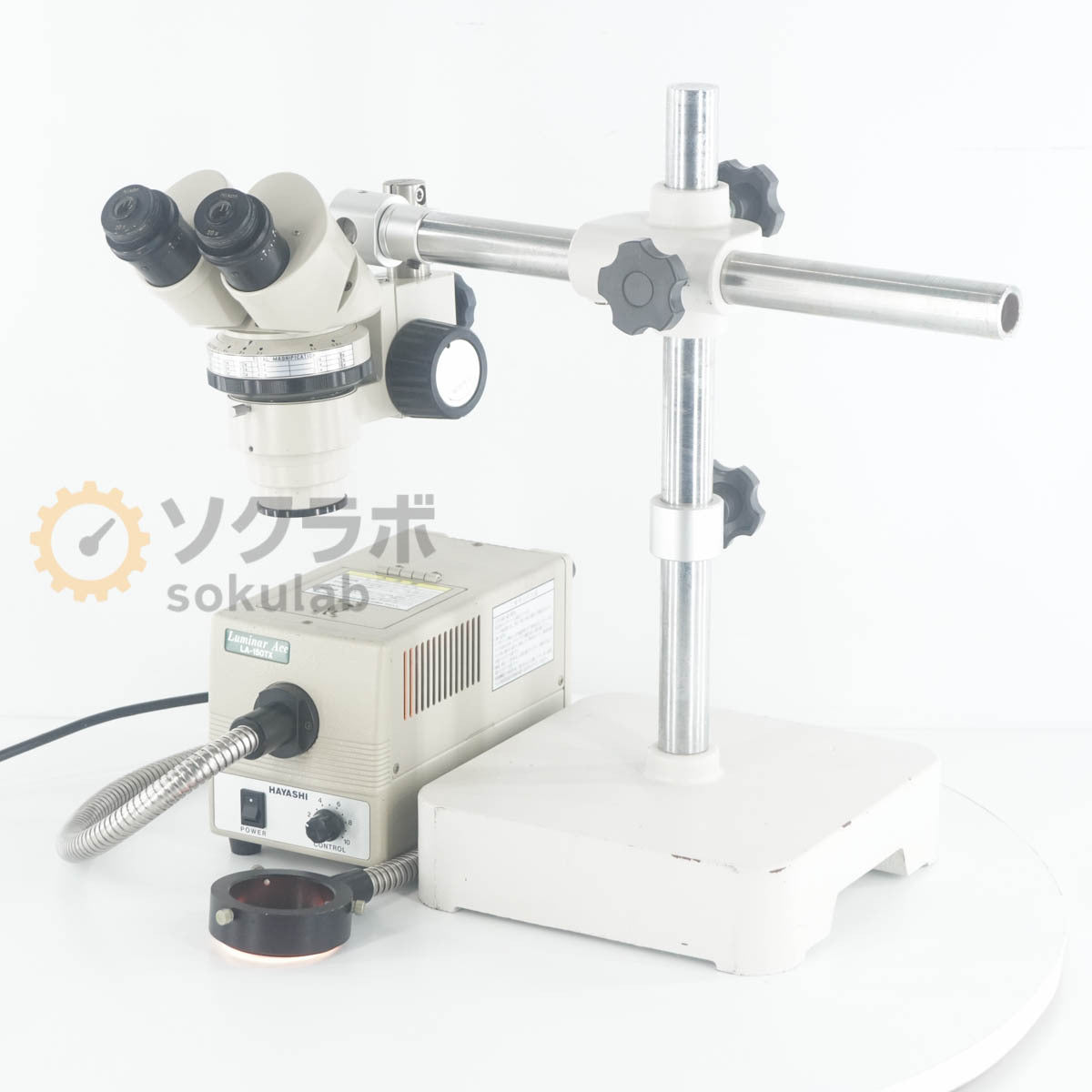 Nikon HAYASHI LA-150TX Luminar Ace Microscope 20x with Light Source [u1246412391]
