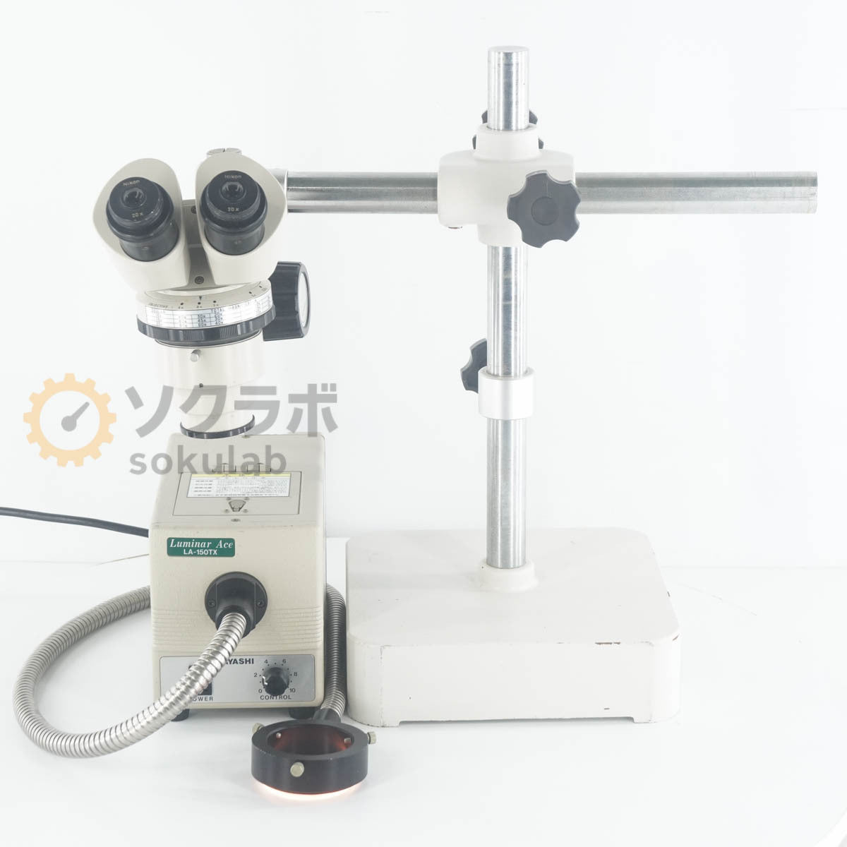 Nikon HAYASHI LA-150TX Luminar Ace Microscope 20x with Light Source [u1246412391]