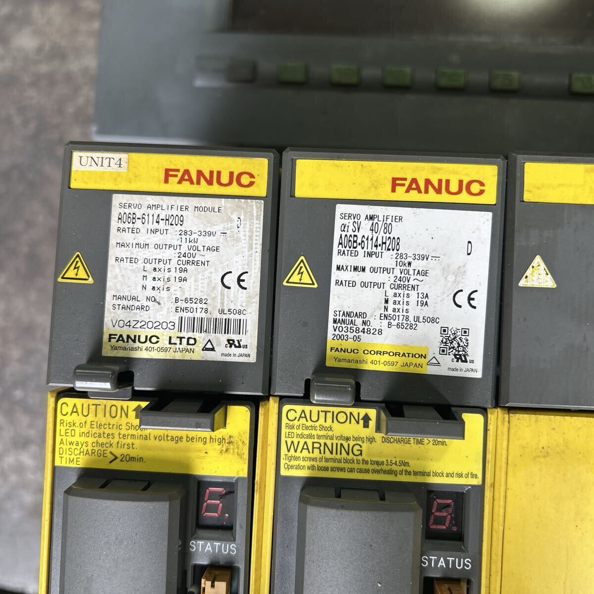 FANUC A06B-6114-H209 Servo Amplifier Inverter (for parts or not working) [b1246900778]