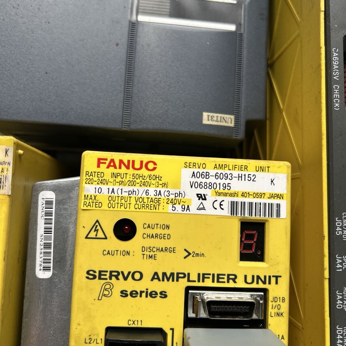 FANUC A06B-6114-H209 Servo Amplifier Inverter (for parts or not working) [b1246900778]
