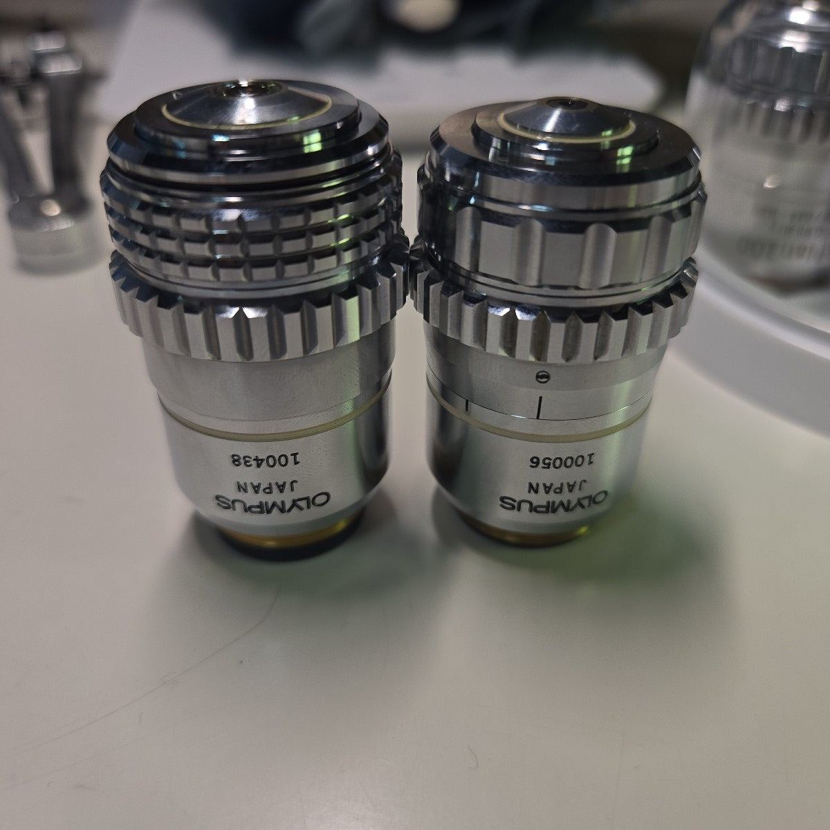 Olympus Splan apo 100 Oil Immersion Objective Lens Uplan 100 Dry Objective Lens Pair [d1247325975]