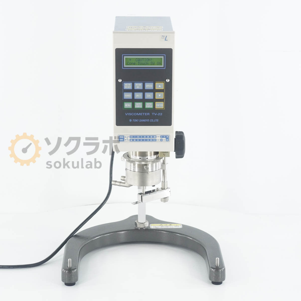 TOKI SANGYO TVE-22LT Viscometer with Power Cord [l1247344869]