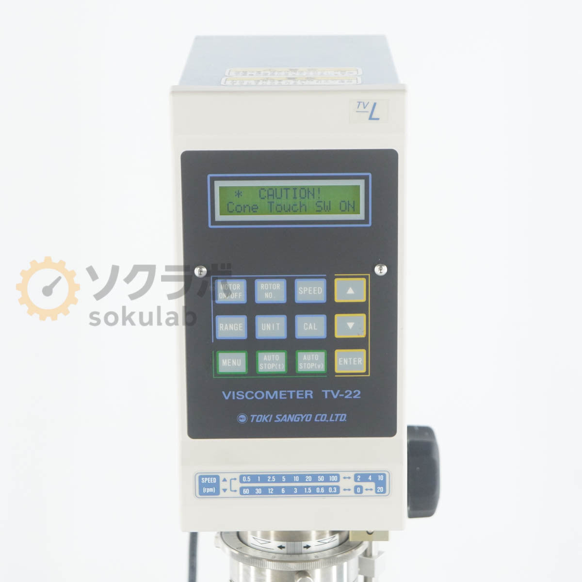 TOKI SANGYO TVE-22LT Viscometer with Power Cord [l1247344869]