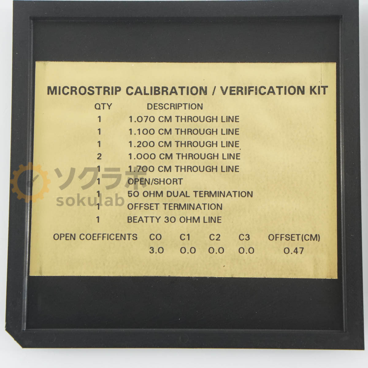 WILTRON 36804B-10M 36804B-15M Universal Test Fixture Calibration/Verification Kit [f1247332701]