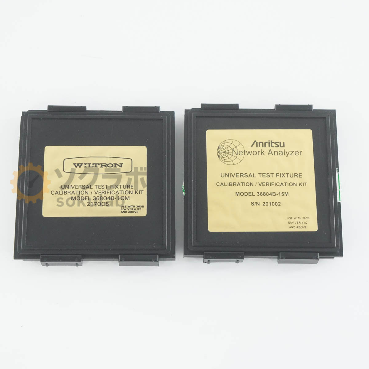 WILTRON 36804B-10M 36804B-15M Universal Test Fixture Calibration/Verification Kit [f1247332701]
