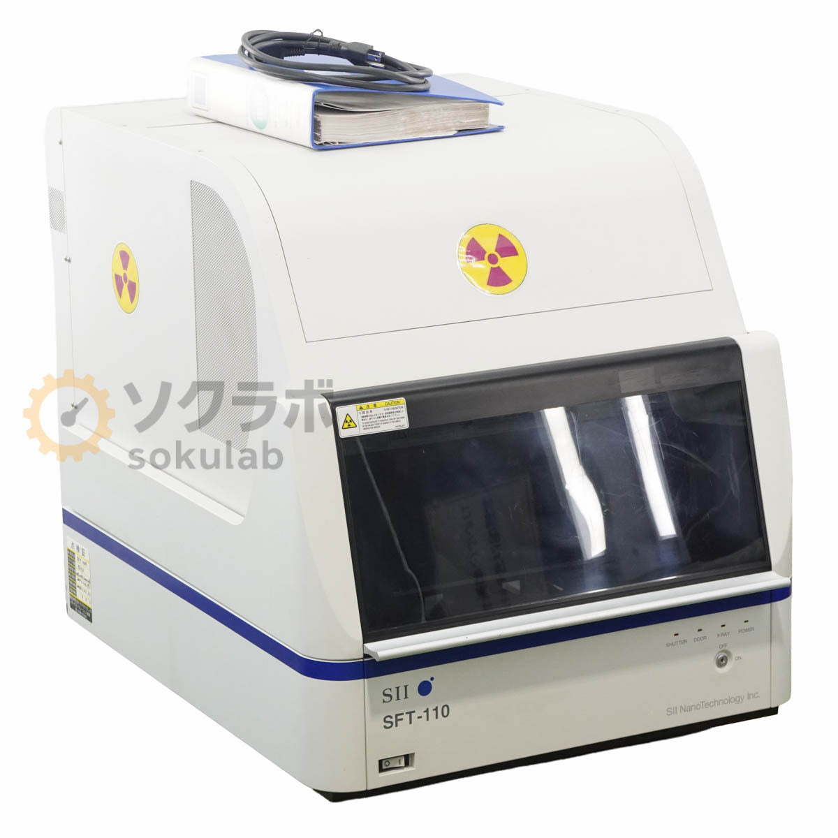 HITACHI SFT-110 Fluorescent X-ray Thickness Gauge with Power Cord and Manual [b1247328034]
