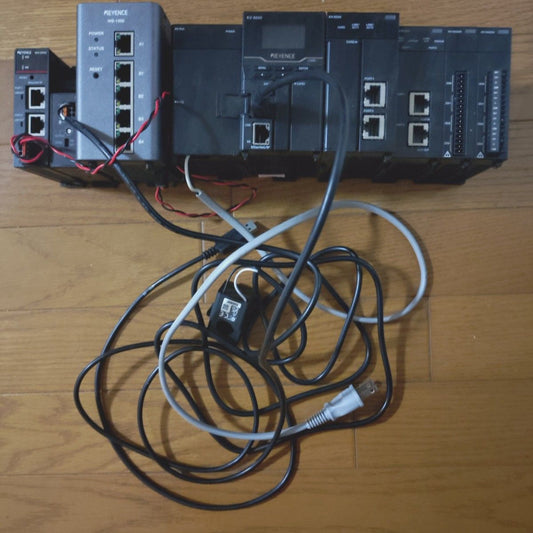 Keyence KV-8000 KV-X004 WB-1000 Sequencer Unit Set [z700138988]