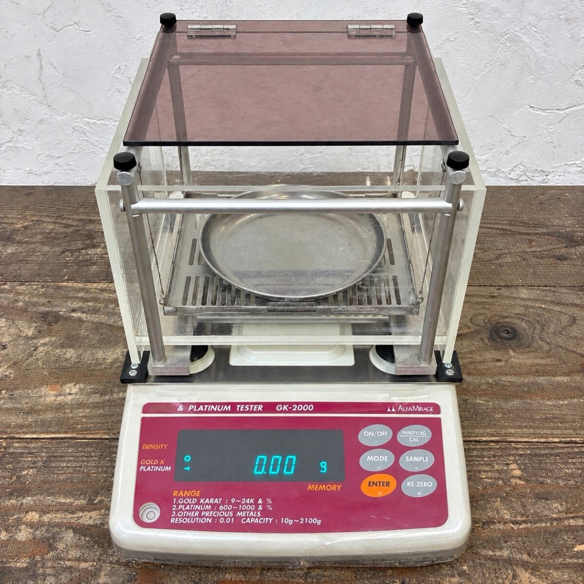 Alfa Mirage GK-2000 Precious Metal Tester Electronic Density Meter Gold Platinum [h1247489378]