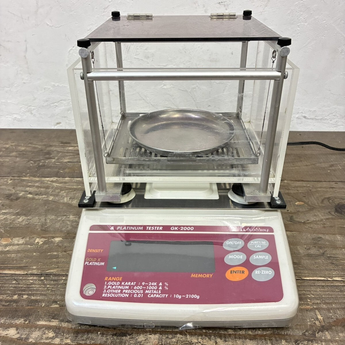 Alfa Mirage GK-2000 Precious Metal Tester Electronic Density Meter Gold Platinum [h1247489378]