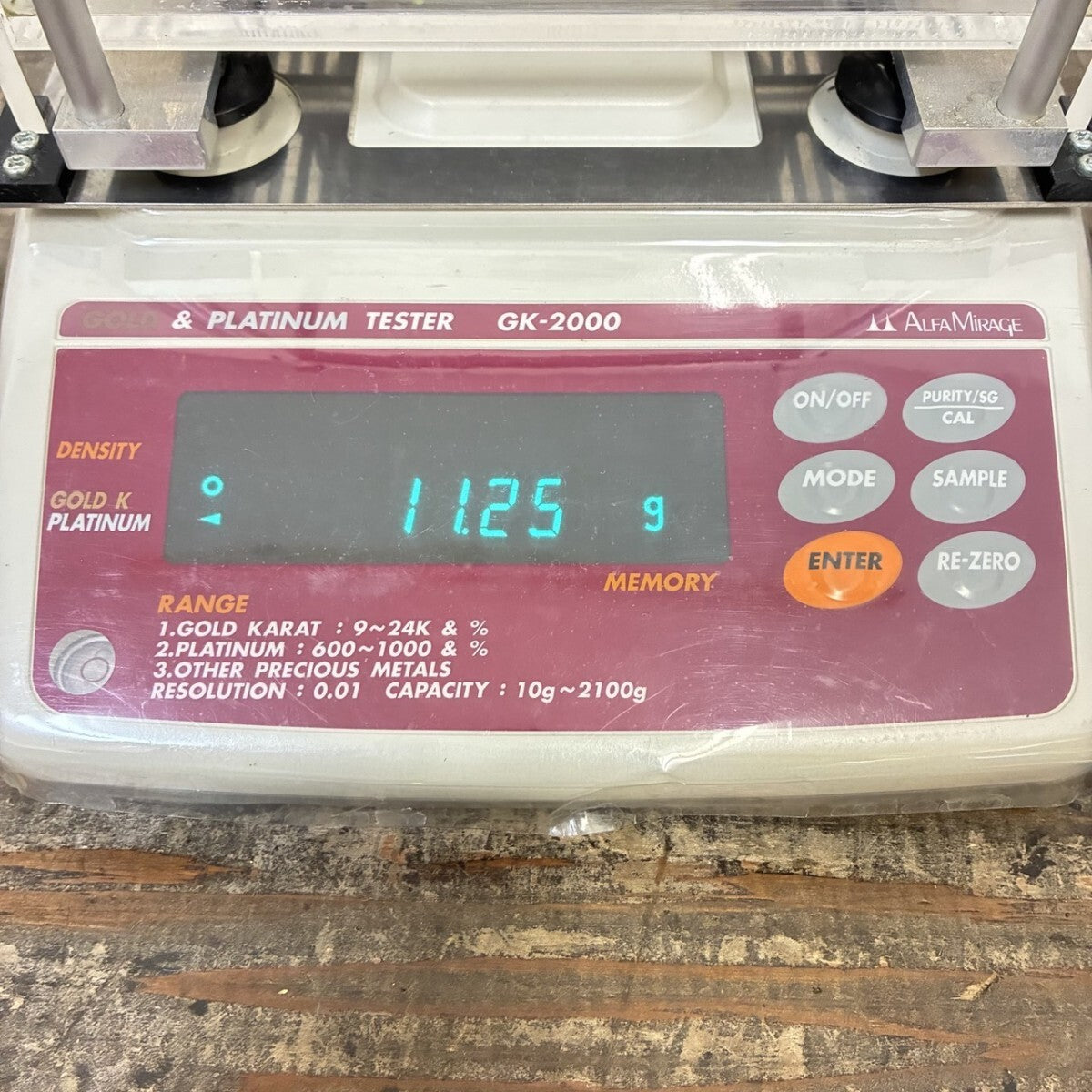 Alfa Mirage GK-2000 Precious Metal Tester Electronic Density Meter Gold Platinum [h1247489378]
