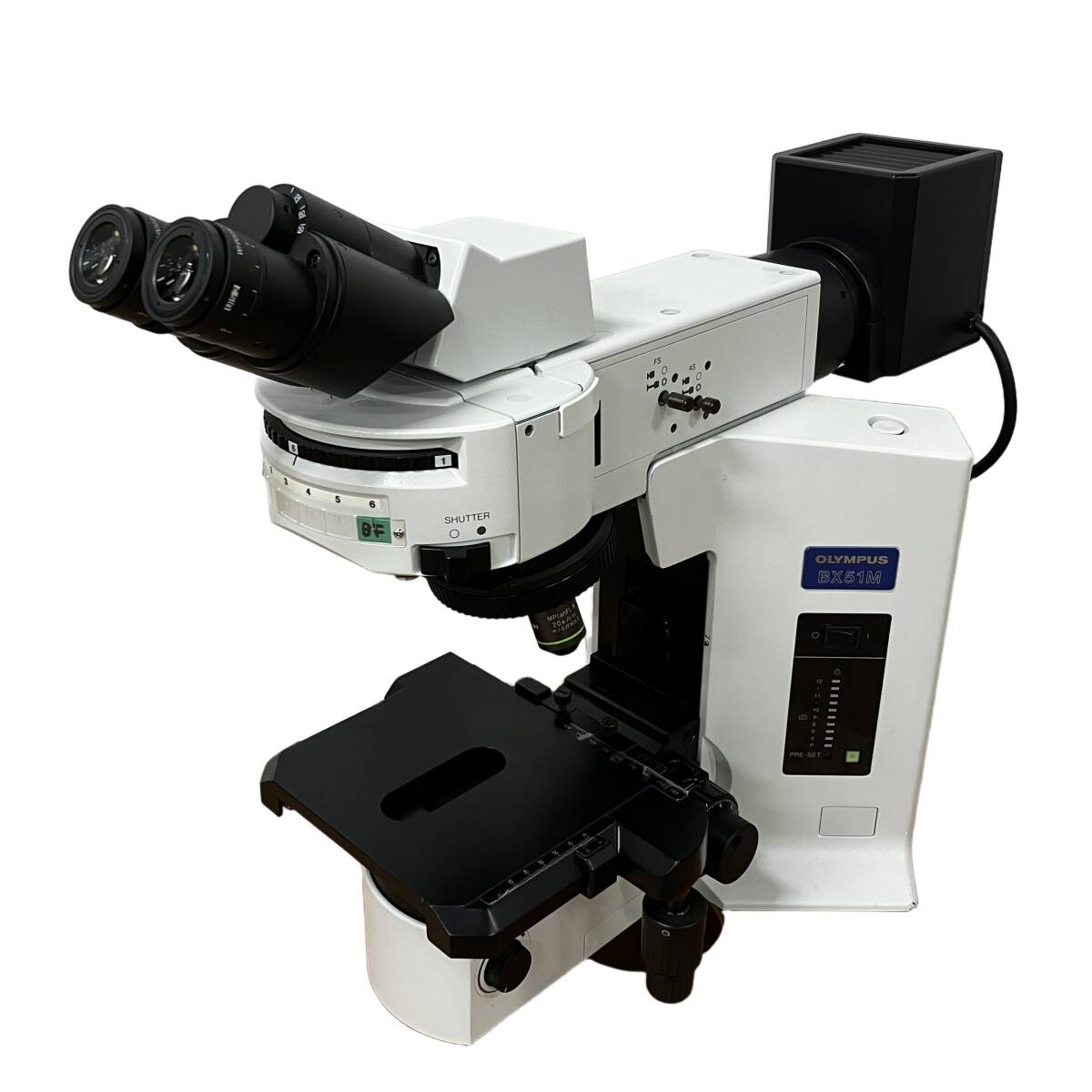 Olympus BX51M Microscope WHN10×/22 Eyepiece MPlanFL N 20X/0.45∞/0/FN26.5 Objective Lens Set [n1247579156]