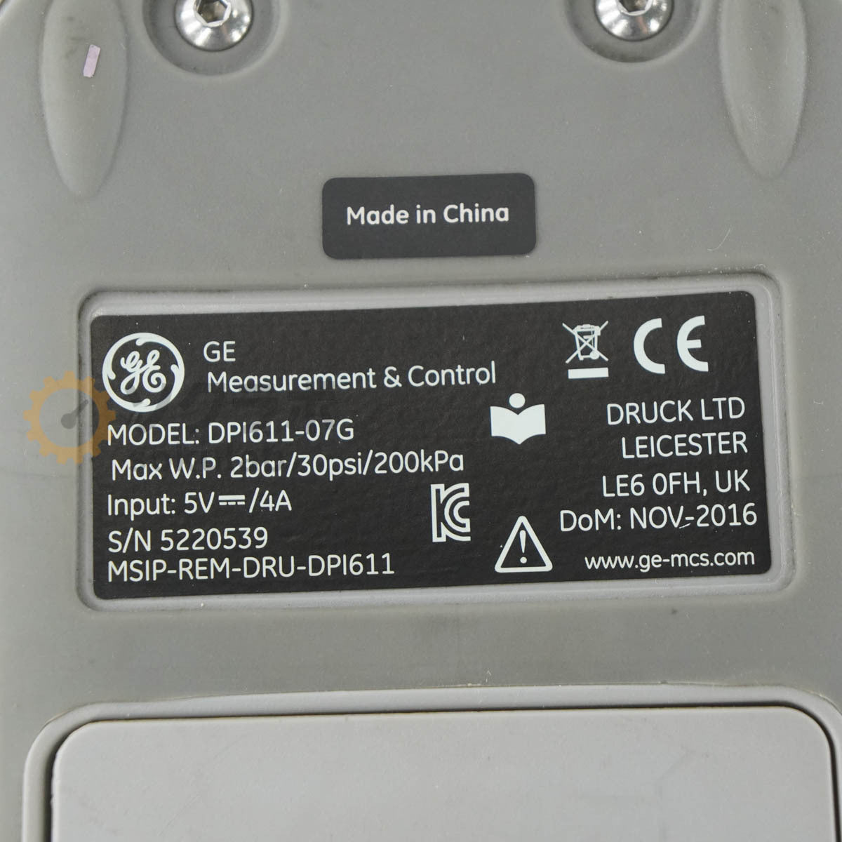 Druck DPI611-07G Portable Pressure Calibrator [t1247743037]