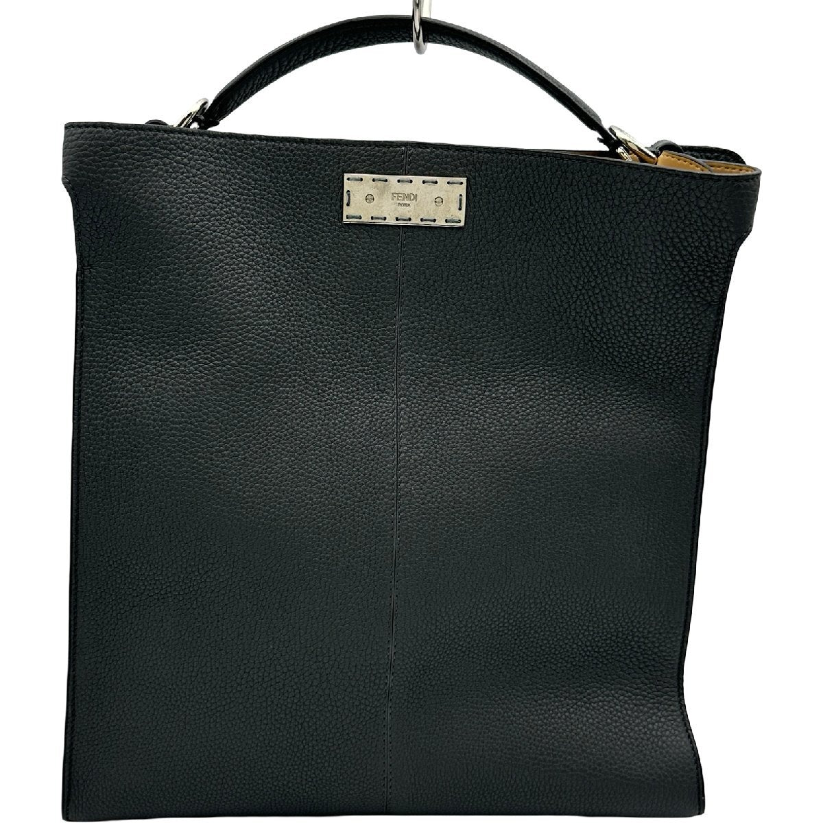 Fendi 7VA447 Shoulder Bag Leather Gray [u1247827987]