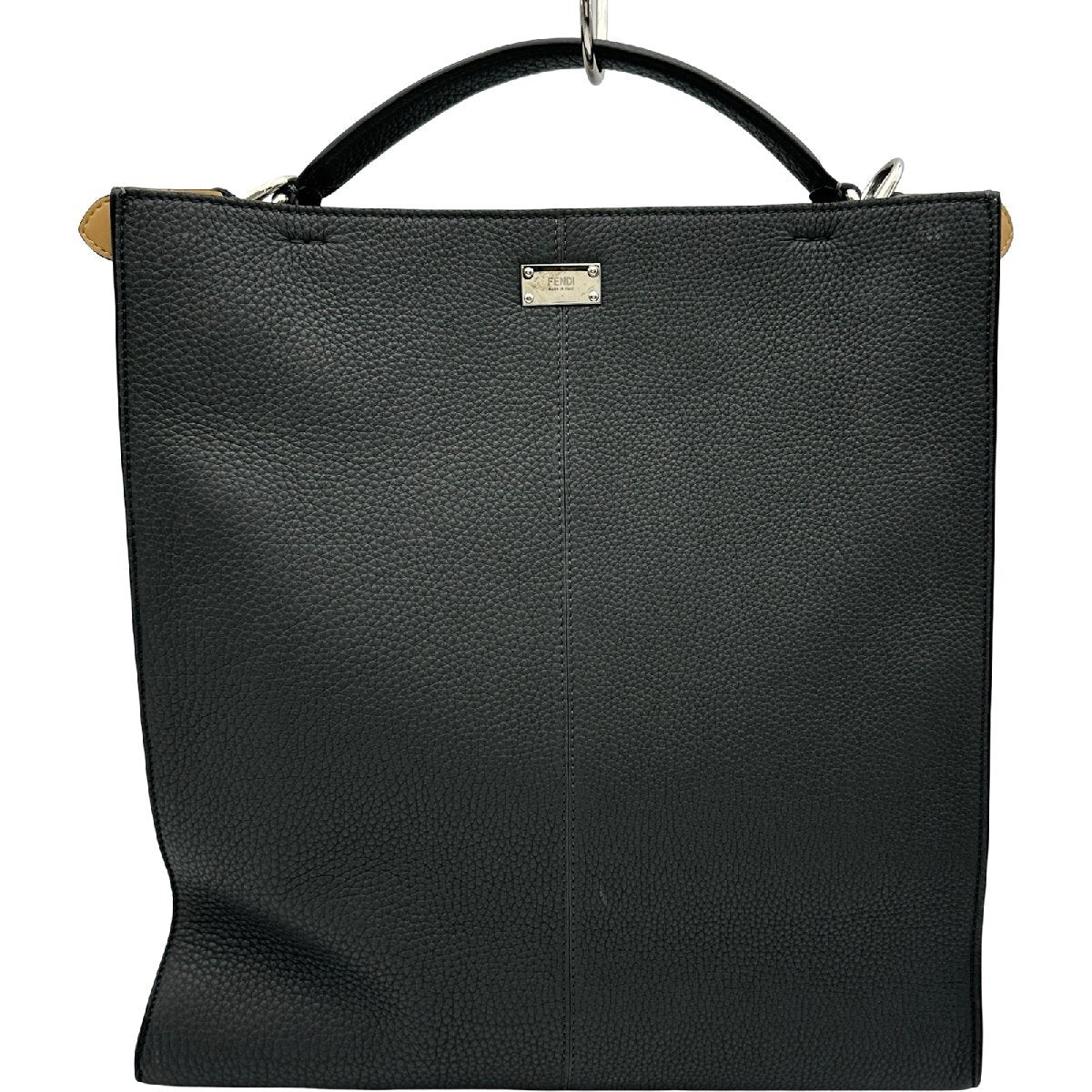Fendi 7VA447 Shoulder Bag Leather Gray [u1247827987]