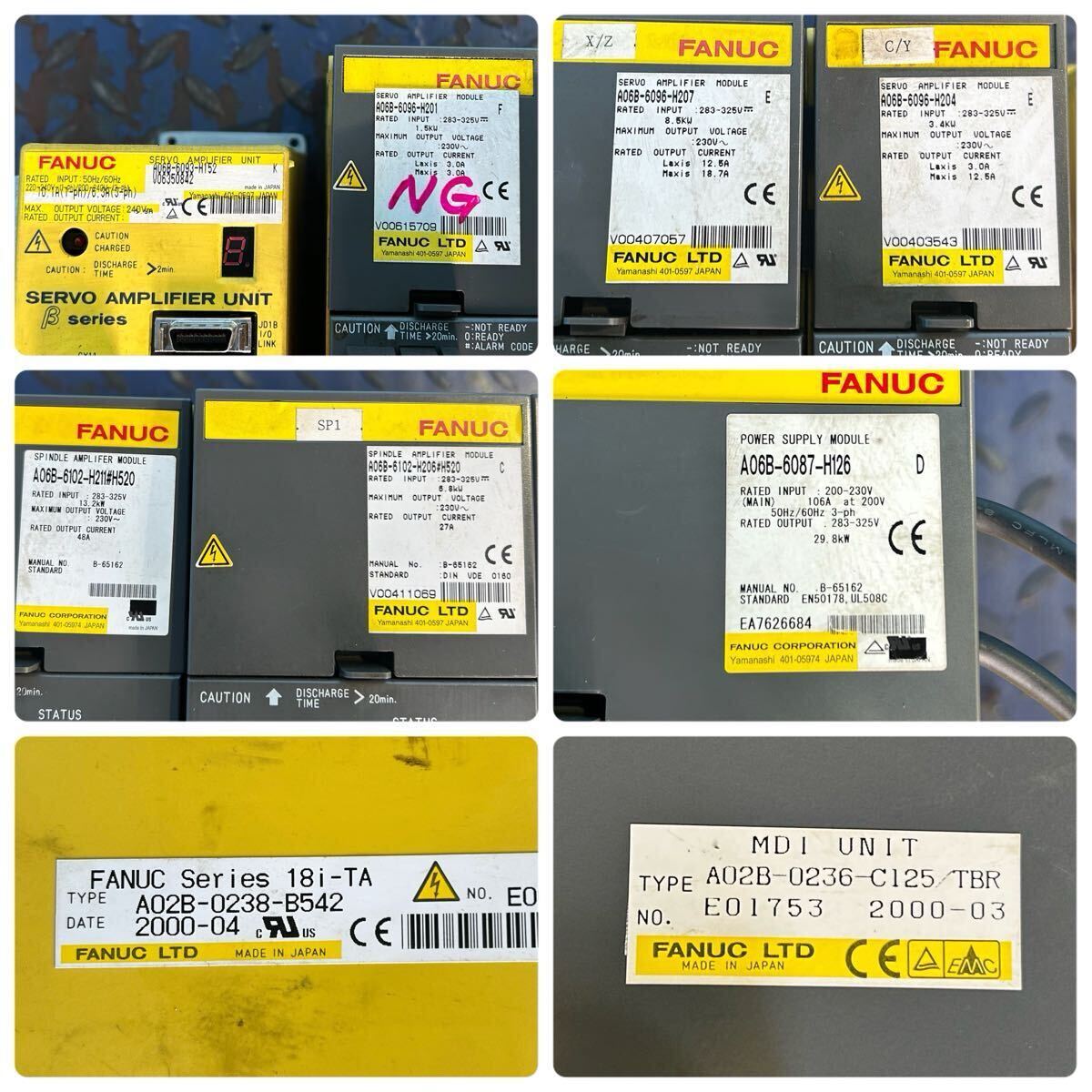 FANUC A02B-0238-B542 MDI Series18i-TA Amplifier (for parts or not working) [e1248159264]