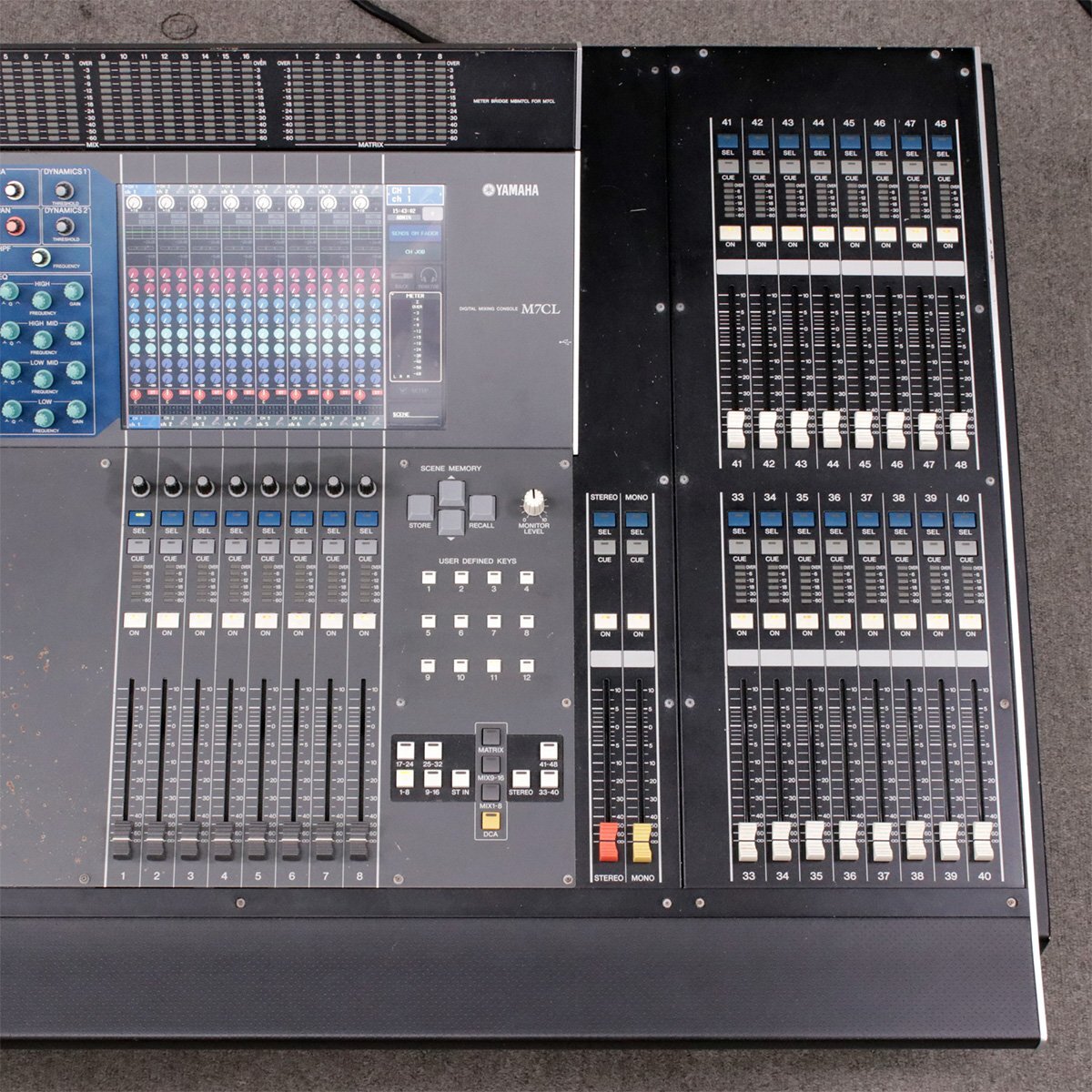 Yamaha M7CL-48 Digital Mixer with Meter Bridge MBM7CL [1248319186]
