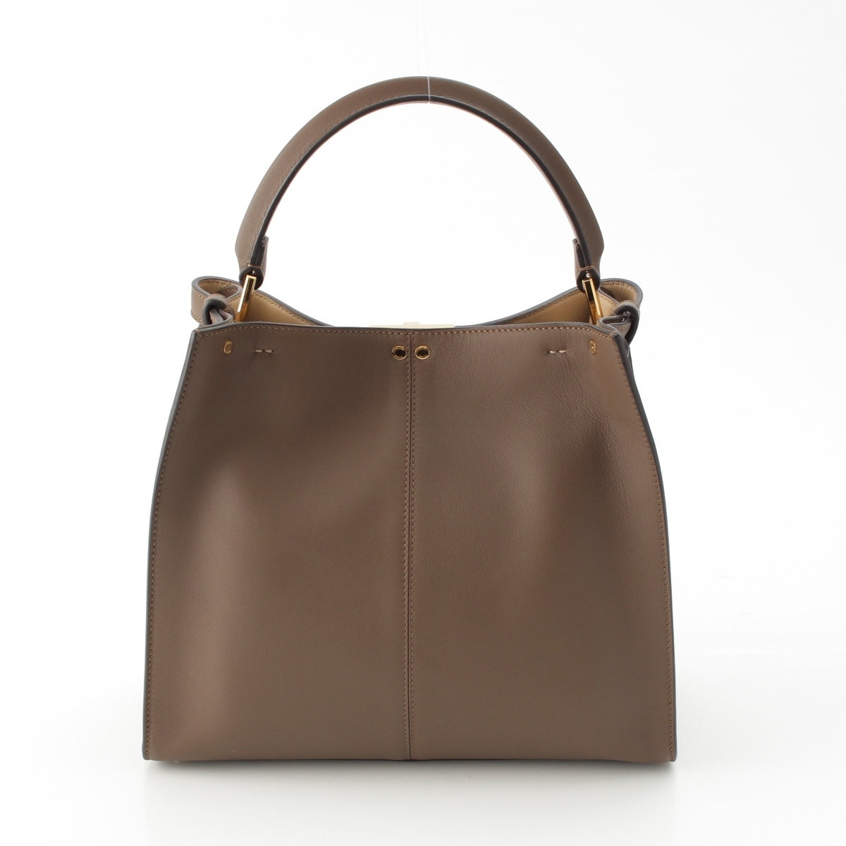 Fendi Peekaboo X-Light Medium Leather 2WAY Handbag 8BN310 Brown [t1248425279]