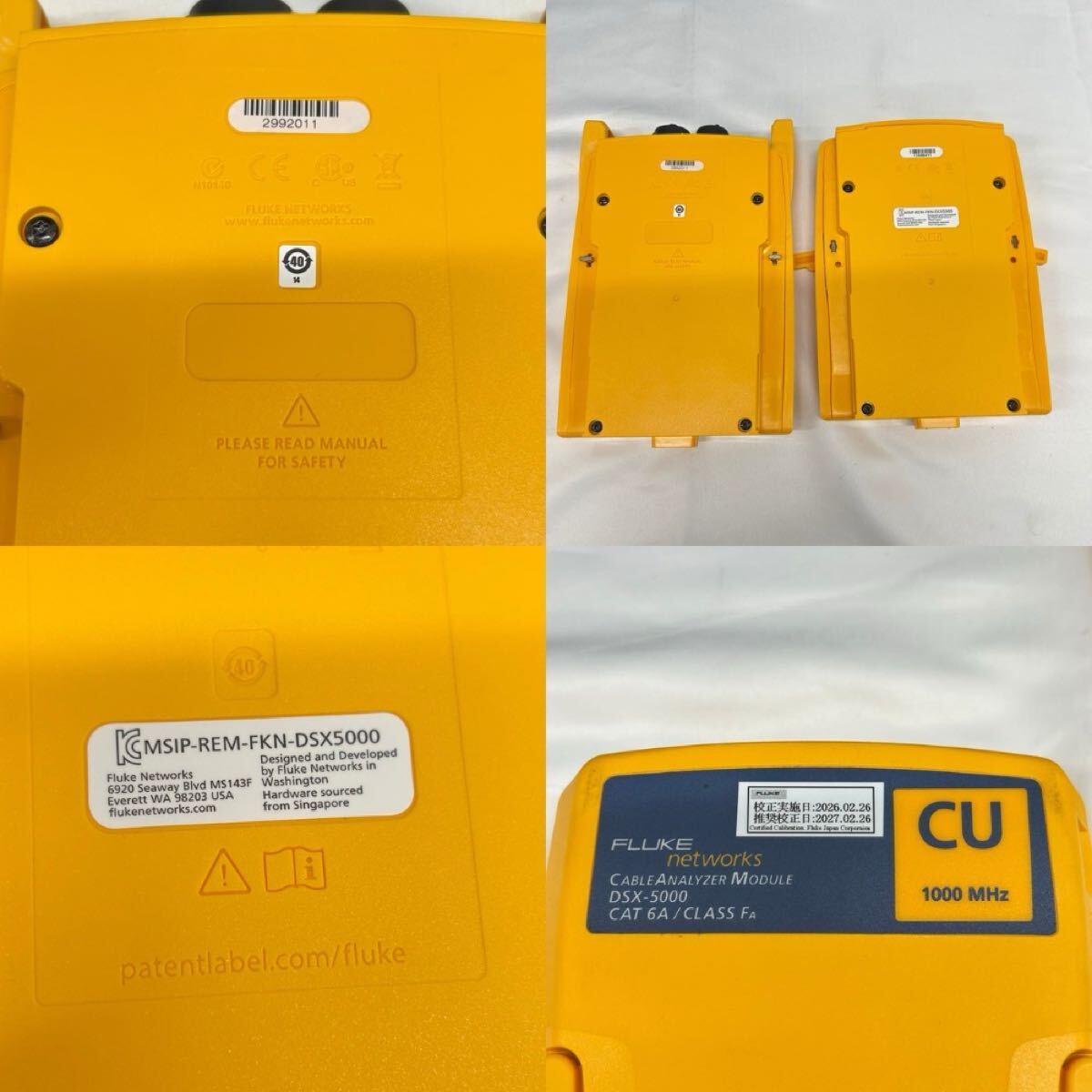 Fluke Versiv2 DSX-5000 CertiFiber Pro Cable Analyzer with Accessories [b1248569549]