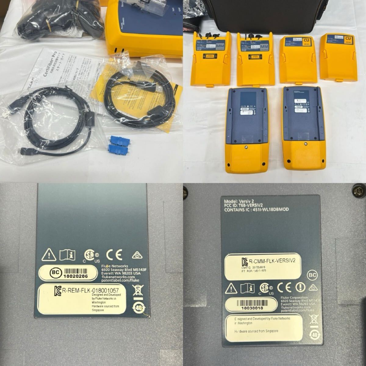 Fluke Versiv2 DSX-5000 CertiFiber Pro Cable Analyzer with Accessories [b1248569549]