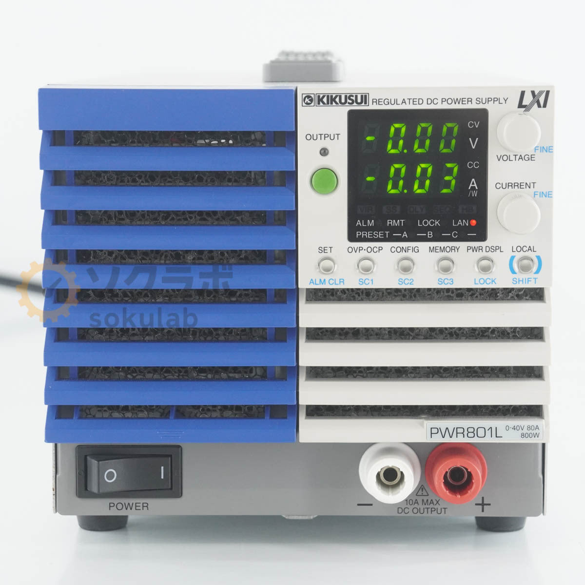 KIKUSUI PWR801L REGULATED DC POWER SUPPLY LXI 0-40V 80A 800W [b1248618735]