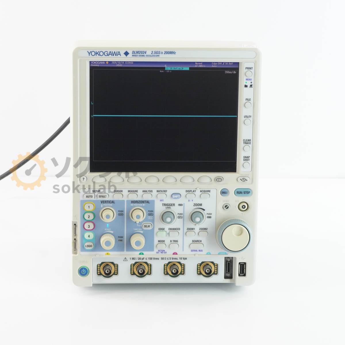 Yokogawa DLM2024 Mixed Signal Oscilloscope 200MHz 2.5GS/s [x1248619235]