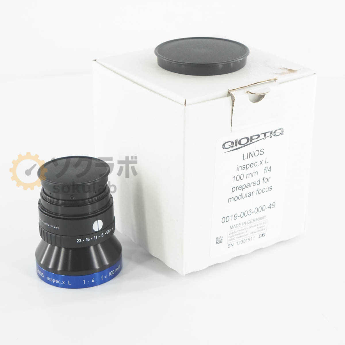 QIOPTIQ LINOS inspec.x L 4.0/100 Machine Vision Lens 100mm f/4 [r1248631975]