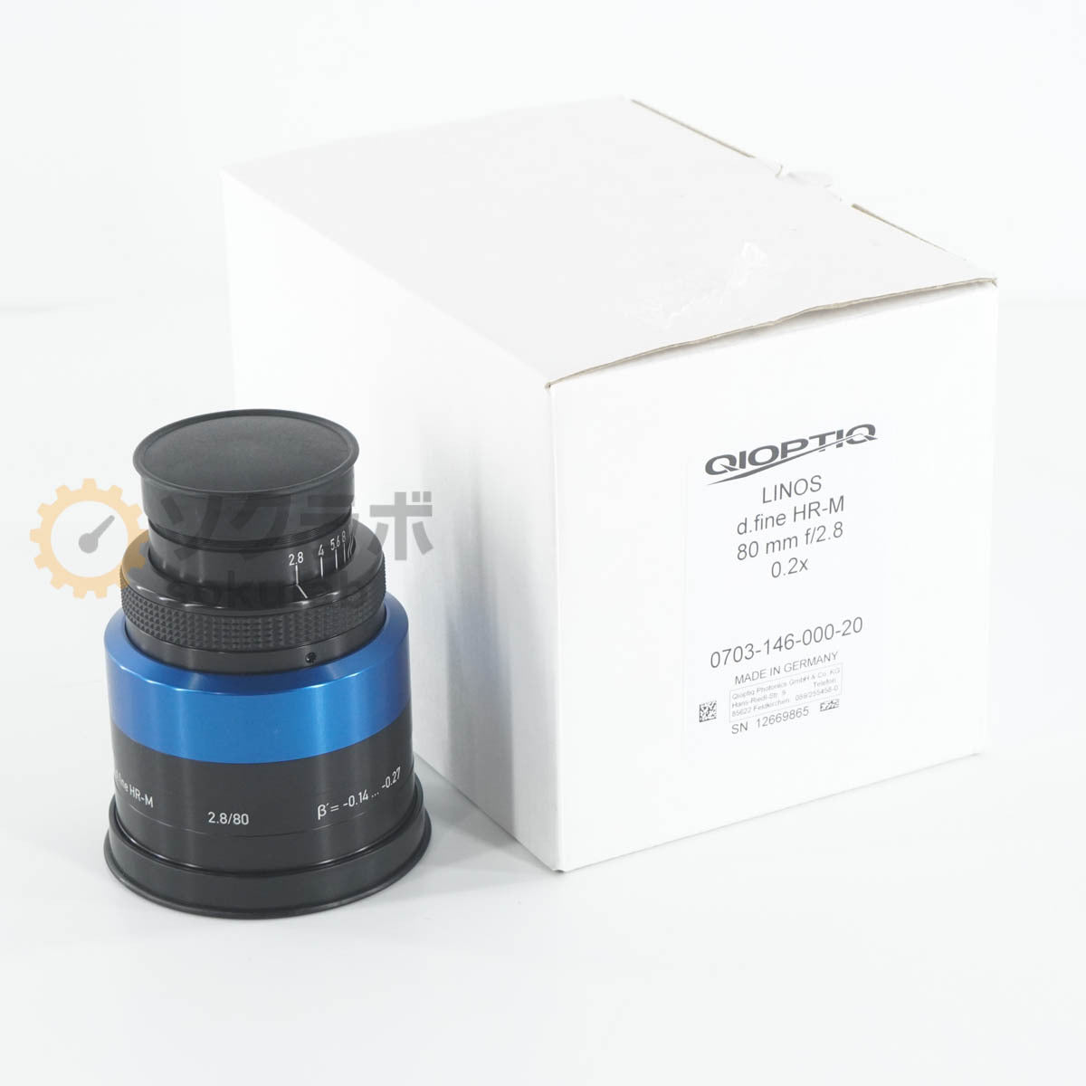 QIOPTIQ LINOS d.fine HR-M 2.8/80 0.2x Machine Vision Lens 80mm f/2.8 [l1248633676]