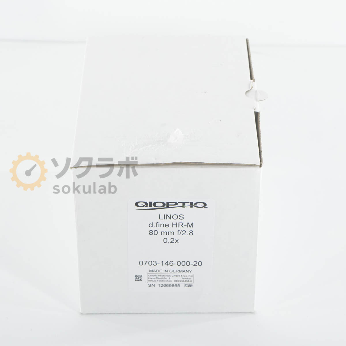 QIOPTIQ LINOS d.fine HR-M 2.8/80 0.2x Machine Vision Lens 80mm f/2.8 [l1248633676]