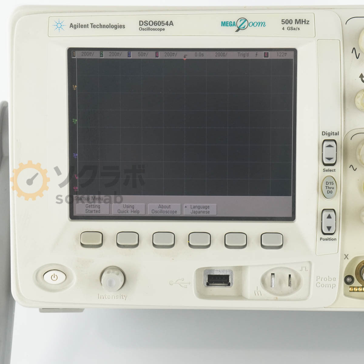 Agilent DSO6054A Oscilloscope 500MHz 4GSa/s 4ch with 4 Probes [j1248743715]