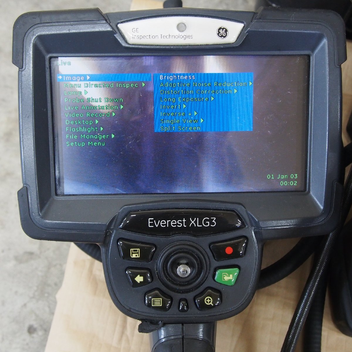 GE Everest XLG3 Industrial Videoscope System with Case 100V (for parts or not working) [x1248999984]