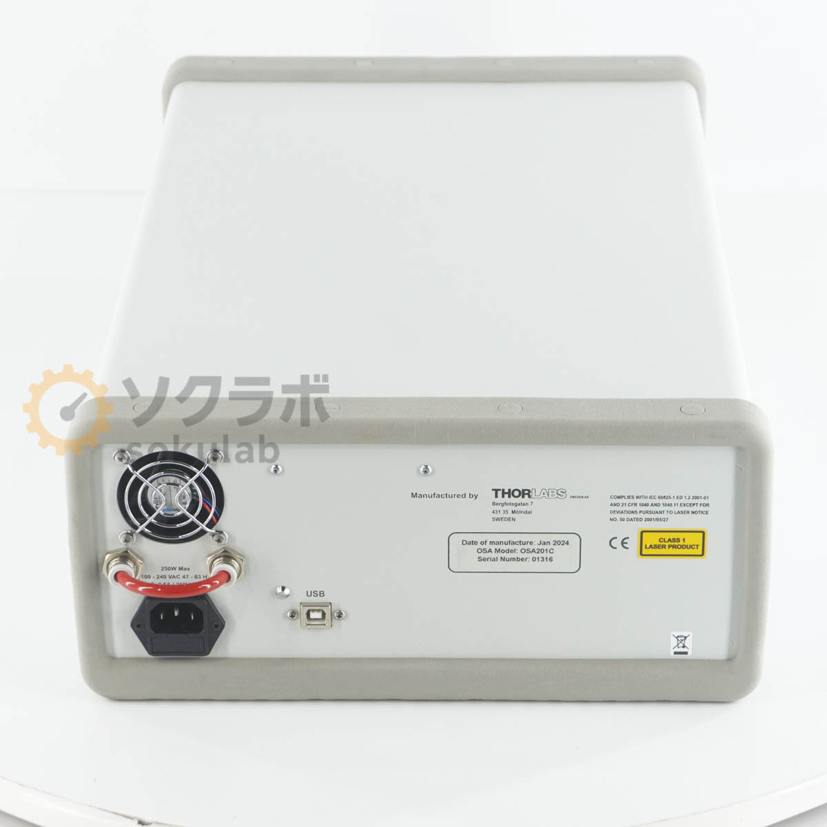 THORLABS OSA 201C Optical Spectrum Analyzer 350-1100nm [e1249052522]