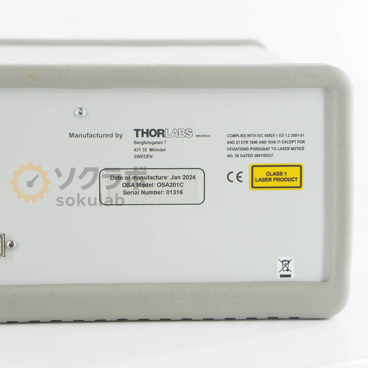 THORLABS OSA 201C Optical Spectrum Analyzer 350-1100nm [e1249052522]