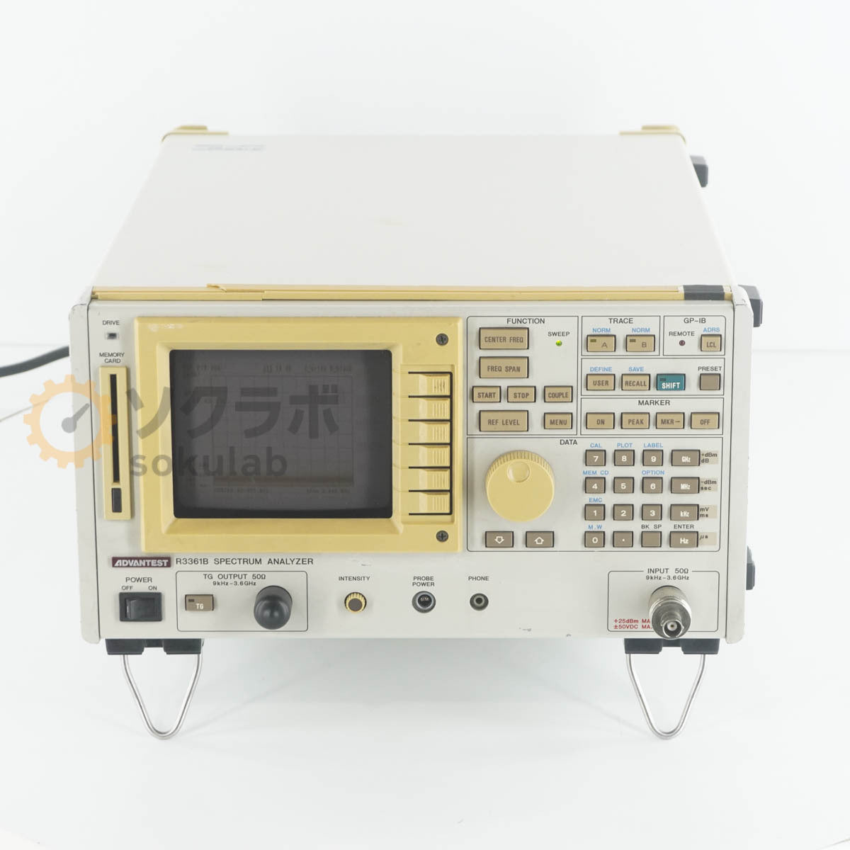 ADVANTEST R3361B SPECTRUM ANALYZER with OPT 12 [s1249051234]