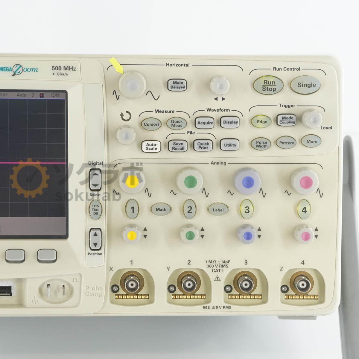 Agilent DSO6054A Oscilloscope 500MHz 4GSa/s 4ch with OPT 8MH [f1249045279]